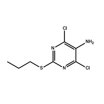4,6-dichloro-2-propylthiopyrimidine-5-amine