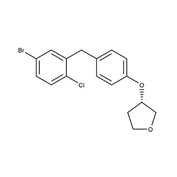 (3S)-3-[4-[(5-Bromo-2-chlorophenyl)methyl]phenoxy]tetrahydrofuran